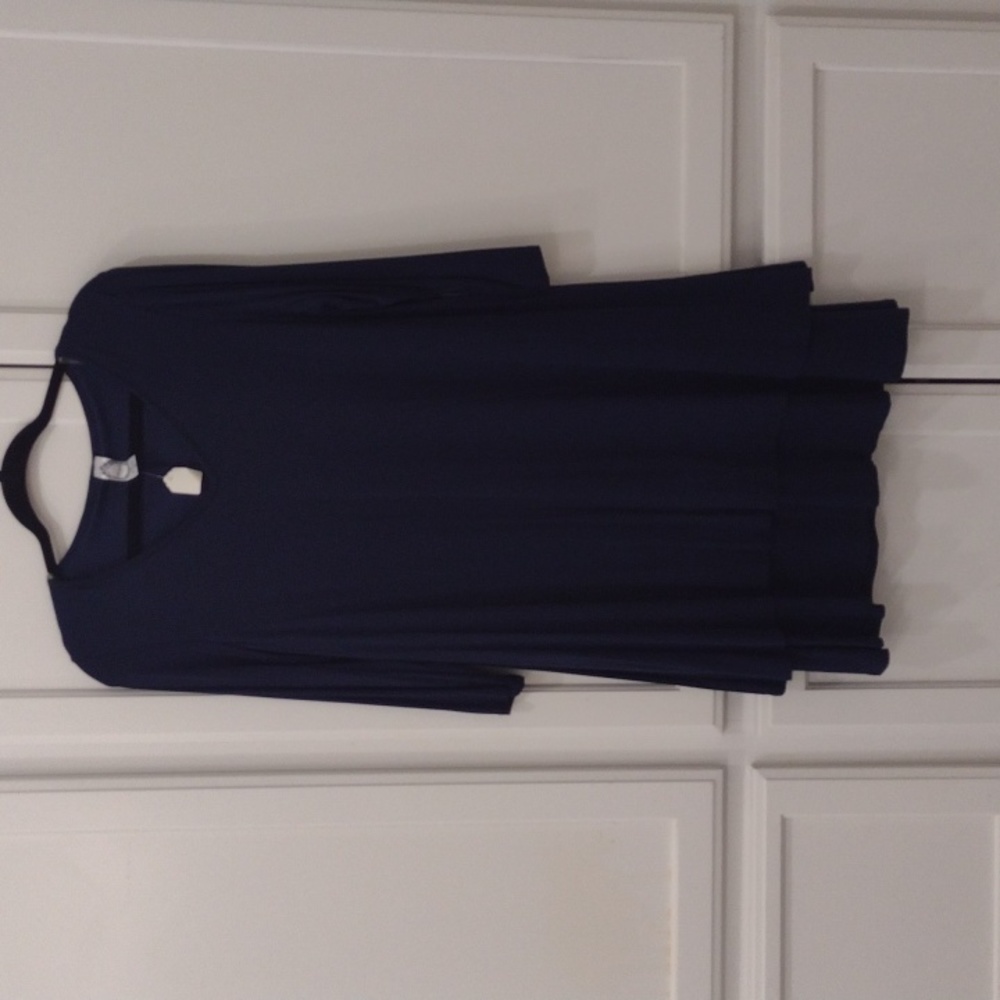 Navy t-shirt dress